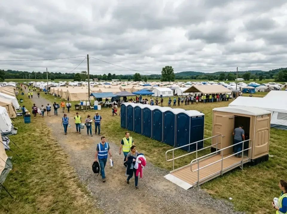 disaster-relief-camp-restrooms-010 — frequently asked questions, Dumpster & Portable Bathrooms Rental in Madison, WV